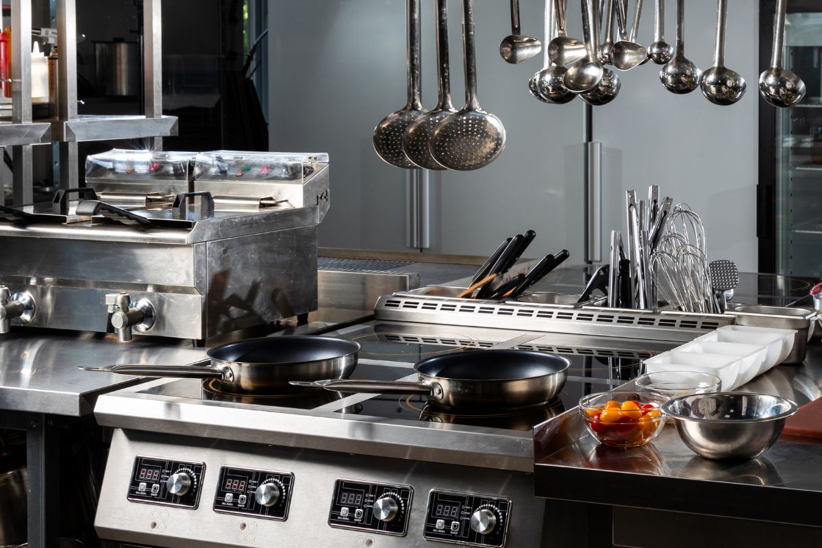 Cooking Equipment in Kitchen