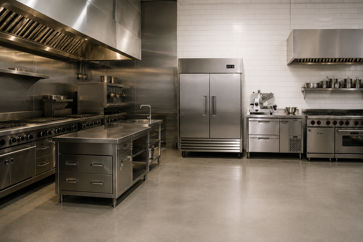 Custom kitchen equipment vs standard equipment in a commercial kitchen
